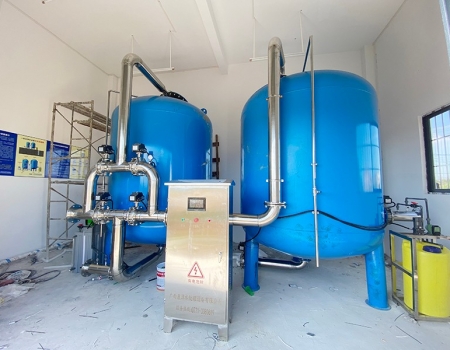 贵州麻江县50吨压力式一体化净水设备